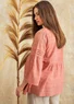 Blouse "Tanne" en coton biologique (lys foncé S)