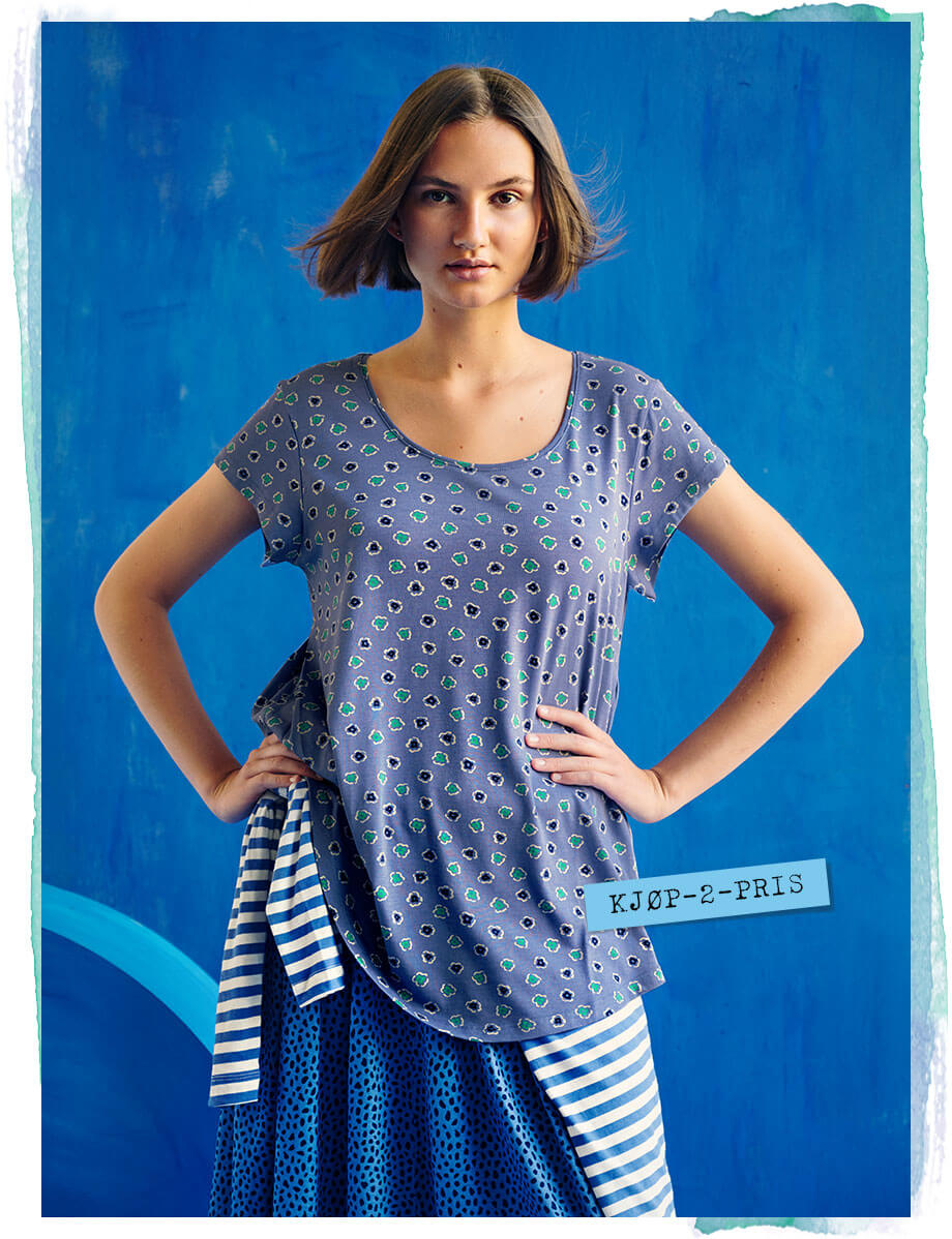A flattering top that creates a lovely silhouette.