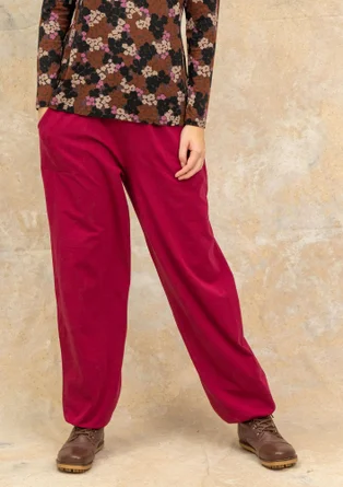 Effen yogabroek van biologisch katoen/elastaantricot - red0SP0cabbage