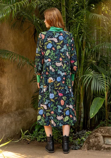 Robe "Mockingbird" en tissu de lin/modal - noir