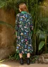 Robe "Mockingbird" en tissu de lin/modal (noir XXL)