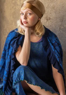 Gilet "Nectar" en coton biologique - bleu indigo