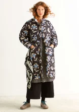 “Crocus” down coat made from recycled polyester/recycled down - black