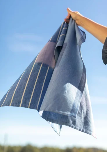 Küchentuch „Ira“ aus Bio-Baumwolle - brillantblau