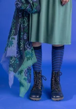 Sjal "Astrid" i ull - mörk indigo