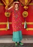 “Mongolia” lyocell/elastane jersey dress (tomato L)