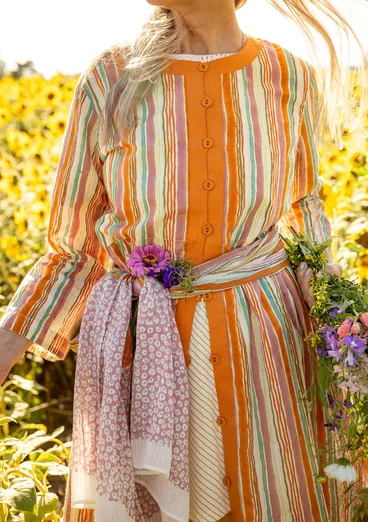 “Furilden” woven organic cotton dress - masala