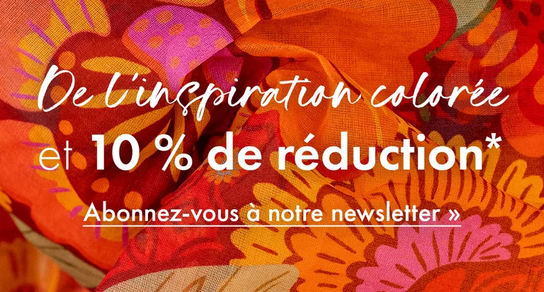 De l'inspiration colorée et 10 % de réduction