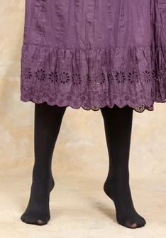 Solid-colour tights in recycled polyamide - black