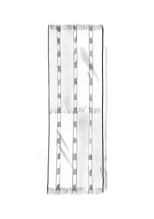 Tischläufer „Ira“ aus Bio-Baumwolle - kupfer