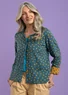 Dotted organic cotton cardigan (verona green XXL)