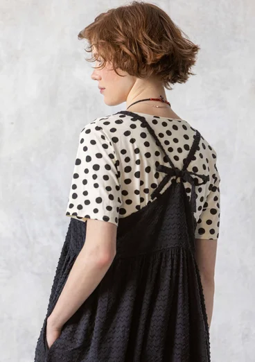 Woven dress in organic cotton -