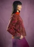 Gemusterter Pullover „Ada“ aus Bio-Baumwolle/Alpakawollgemisch (rost L)