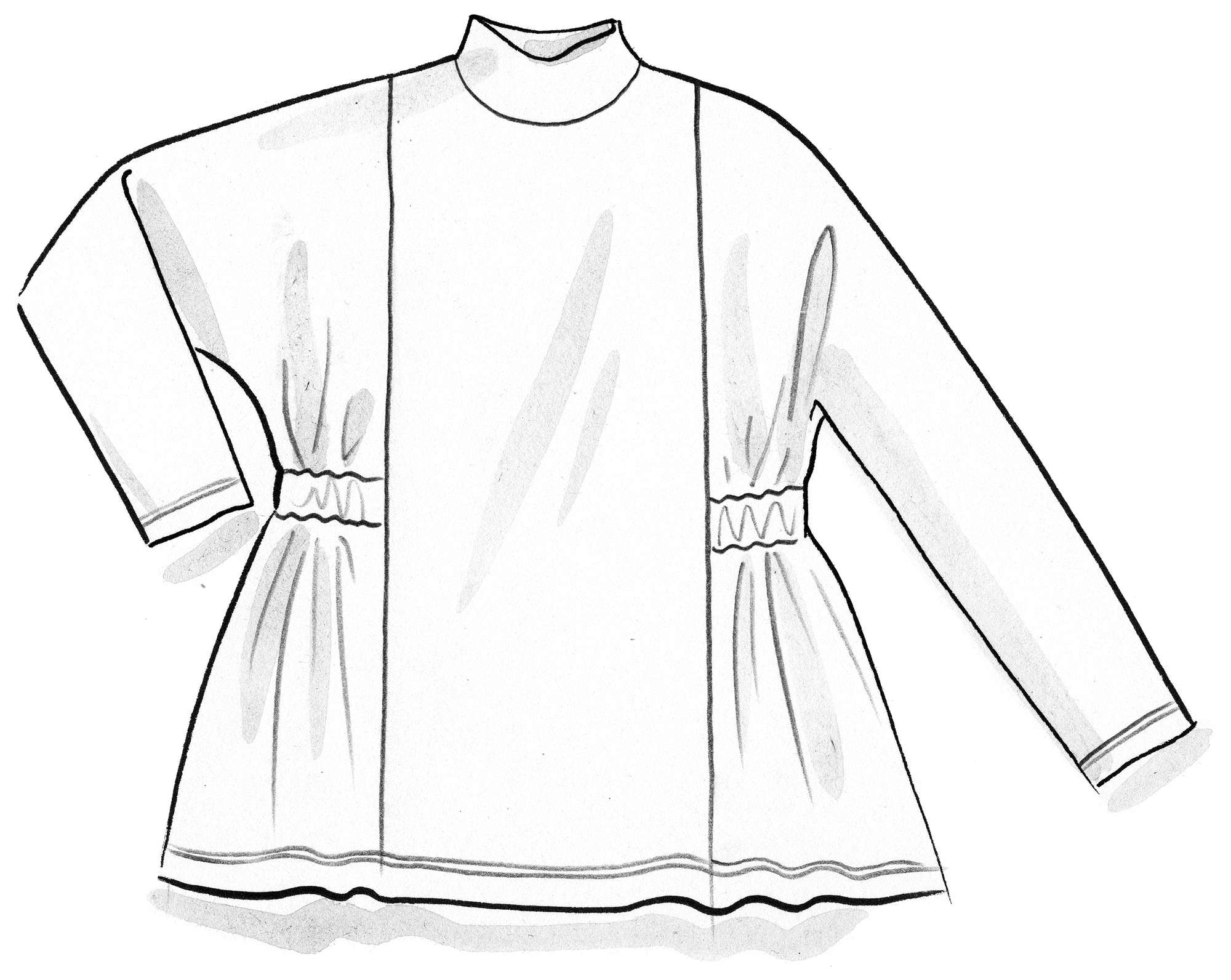 Shirt aus Öko-Baumwolle/Modal/Elasthan