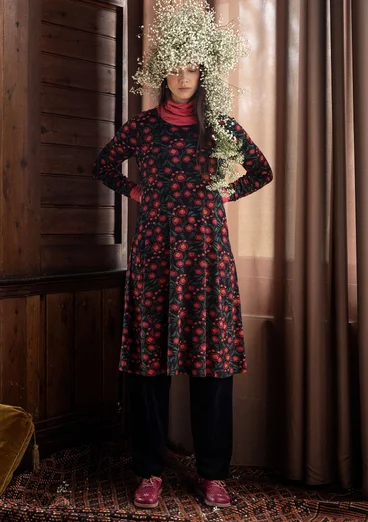 Jerseykleid „Dagny“ aus Lyocell/Elasthan - schwarz