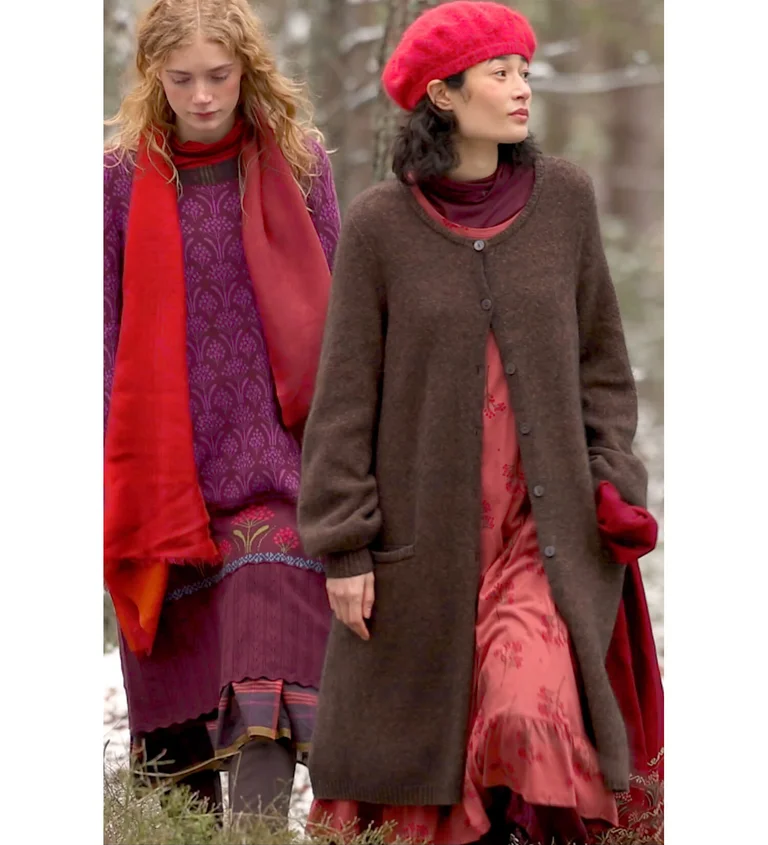 Langstrickjacke „Canada“ aus Alpakawollgemisch