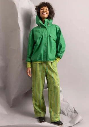 Jacke aus Bio-Baumwollgewebe - basilikum