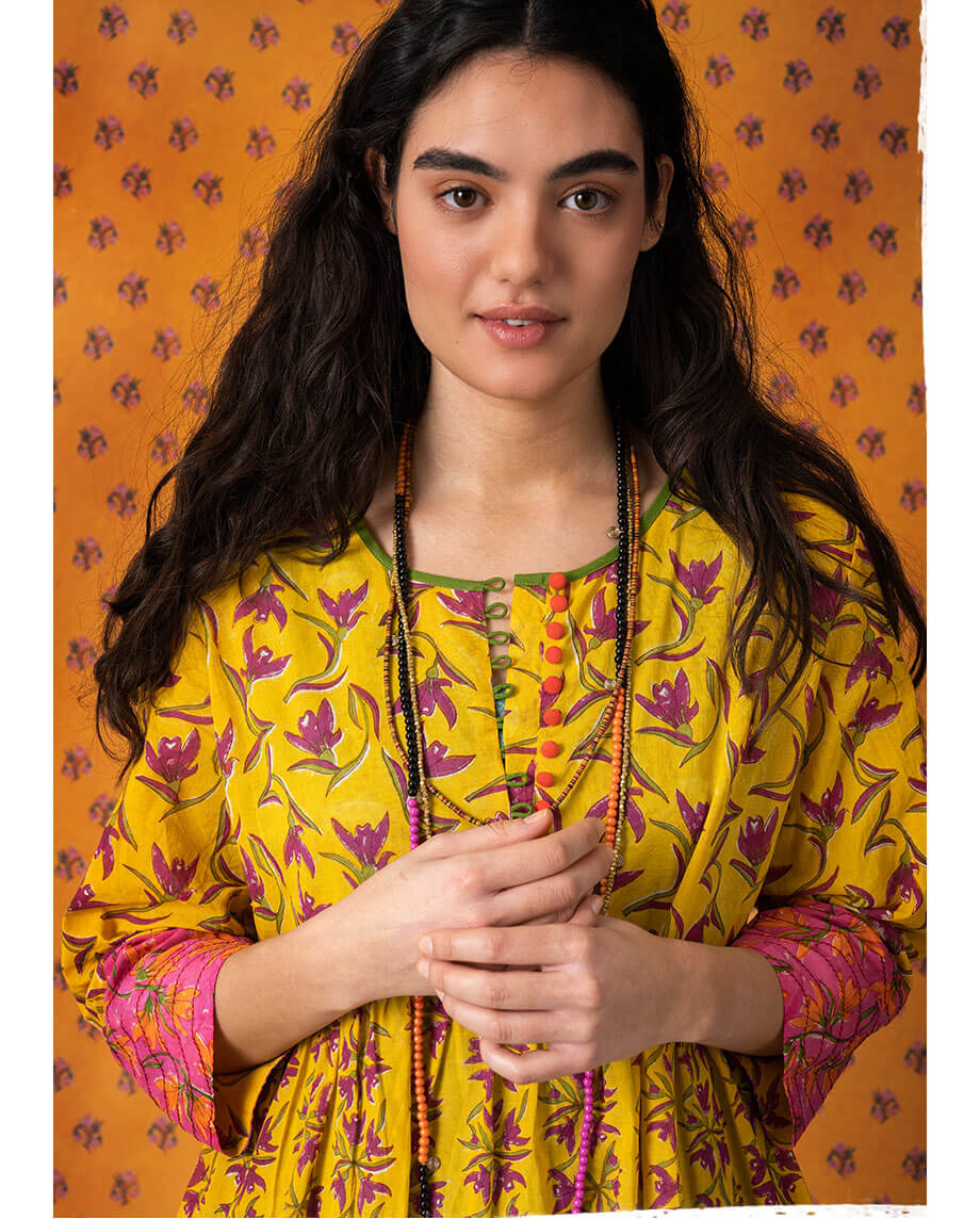  Tara  dress in organic cotton 