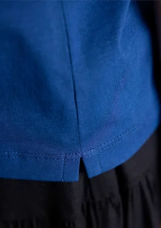 T-shirt i ekologisk bomull - indigoblå