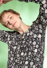 Shirt „Pomerans“ aus Modal/Elasthan - schwarz