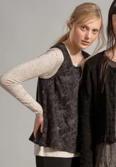 Jerseyshirt „Runa“ aus Bio-Baumwolle - schwarz