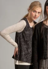 Top "Runa" en jersey de coton biologique - noir