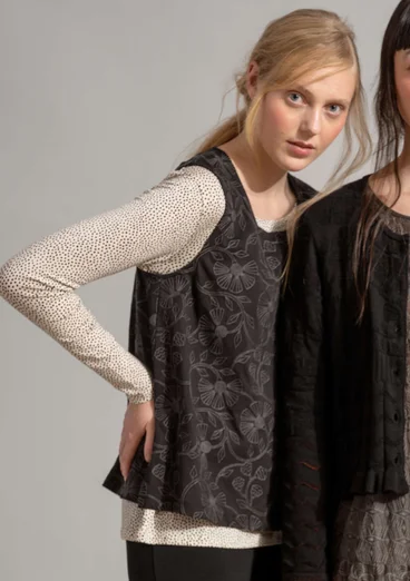 Jerseyshirt „Runa“ aus Bio-Baumwolle - schwarz