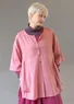 Geblümte oder einfarbige Bluse „Leah“ aus Bio-Baumwolle (mineralrosa XL)