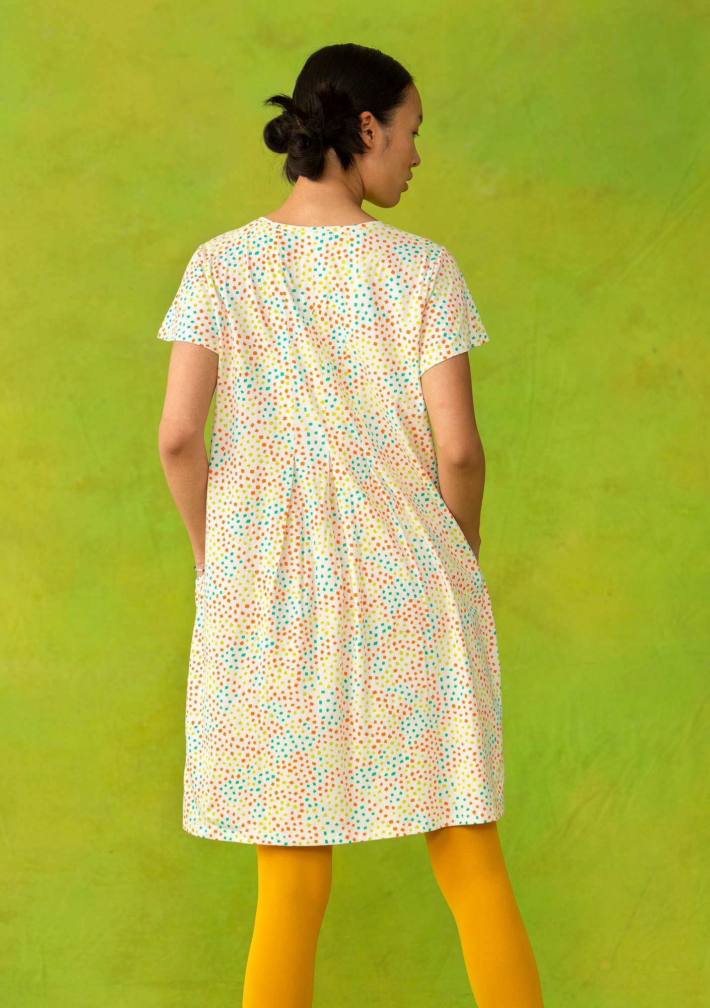 “Confetti” tunic in fine organic cotton multicoloured/patterned thumbnail