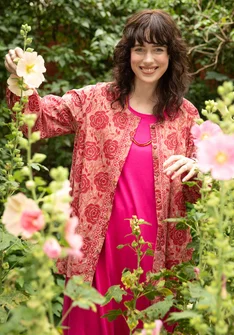 Kangastunika "Roza" ekopuuvillaa - tuhkanroosa