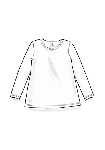 Jerseyshirt „Pearl“ aus Lyocell/Elasthan - schwarz