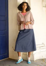 “Juliette” woven viscose blouse - light peach