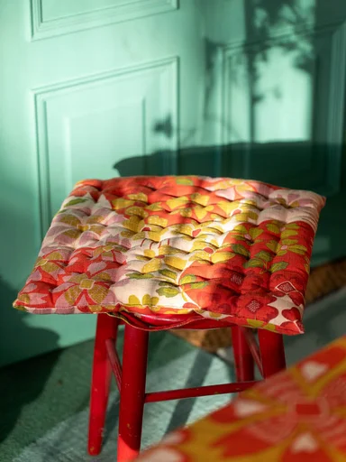 “Anaya” seat cushion in organic cotton