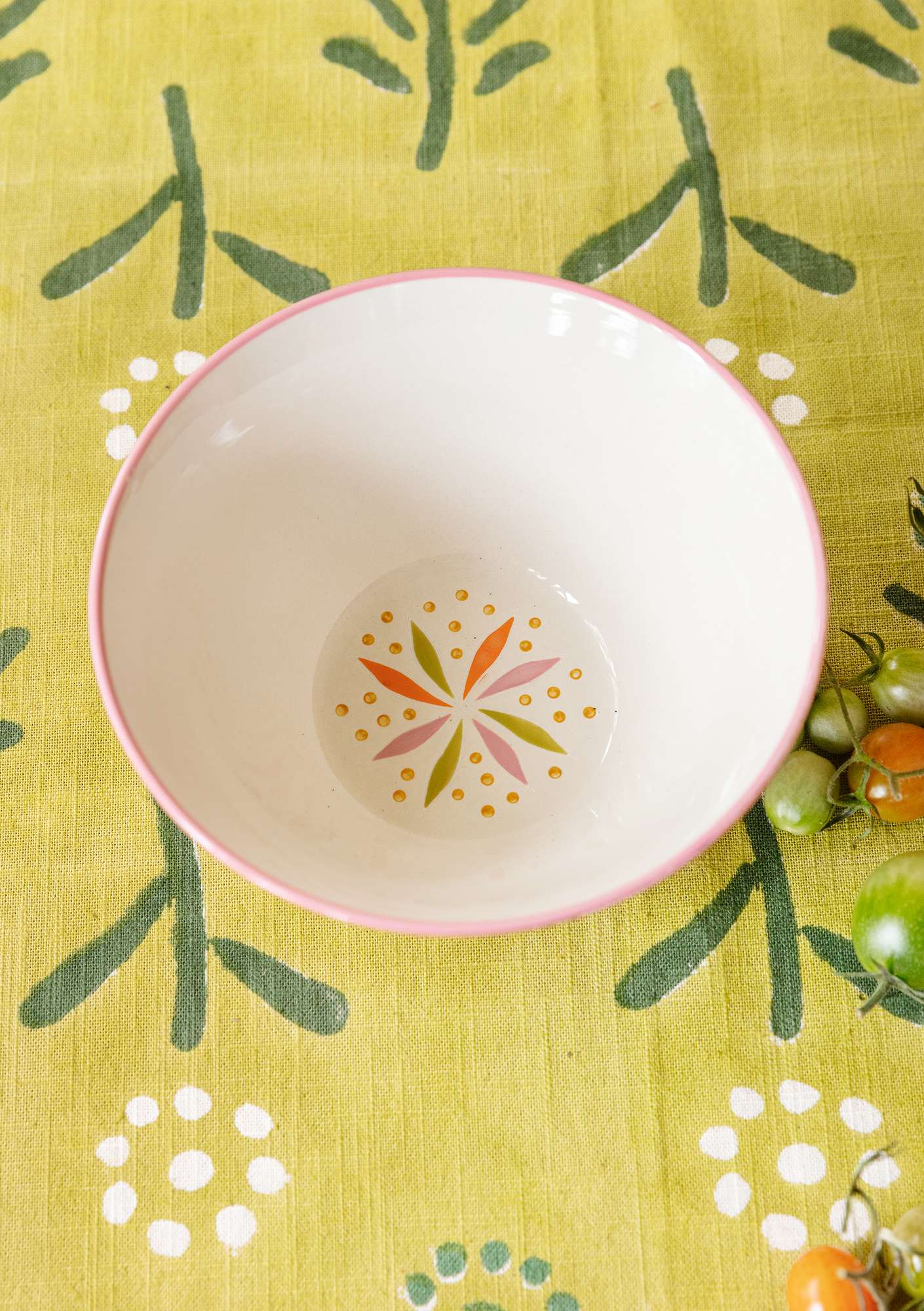 “Meadow” ceramic bowl gold ocher thumbnail