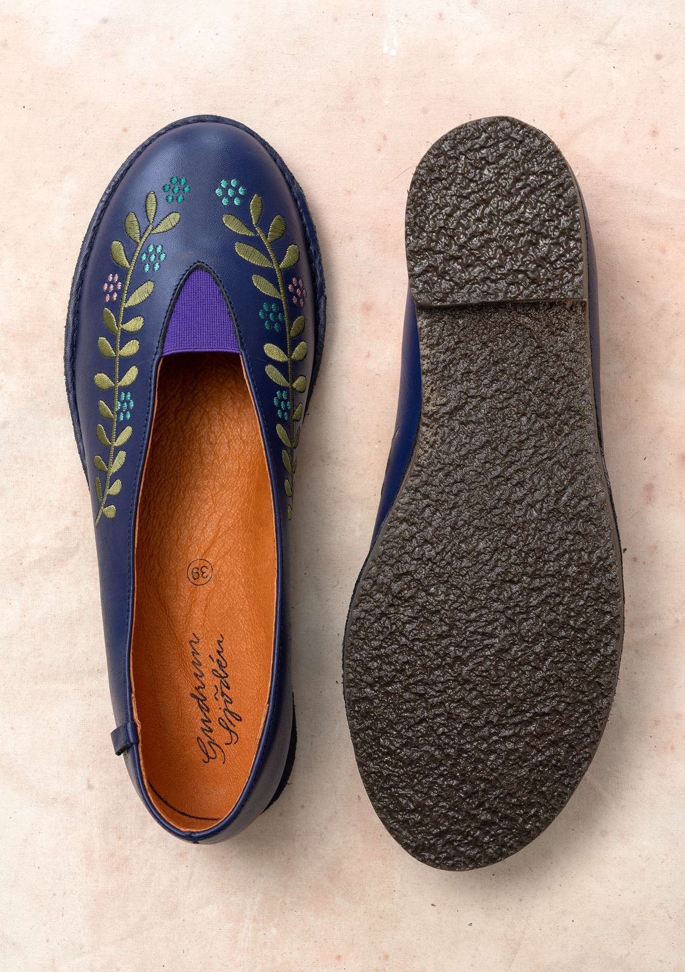 “Lily” nappa shoes violet thumbnail