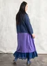 Cardigan in felted organic wool (dark indigo/melange XL)
