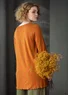 Tunique "Pomerans" en jersey de modal/élasthanne (orange brûlée S)