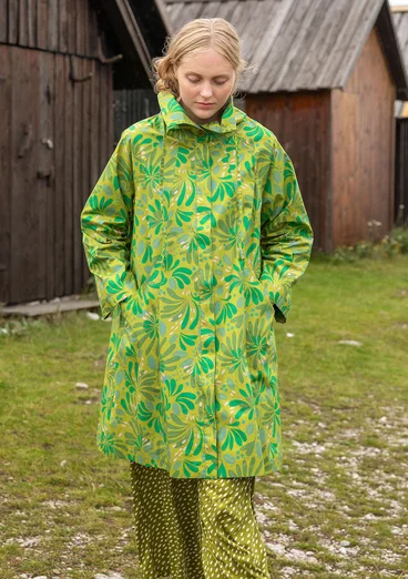 “Kaprifol” organic cotton coat - asparagus