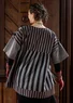 “Sofia” organic cotton smock blouse (black M)
