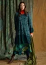 Gemustertes Strickkleid „Anila“ aus Bio-Baumwolle (dunkeljaspis L)