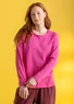Jerseyshirt „Stella“ aus Bio-Baumwolle/Elasthan (dunkelpfingstrose M)