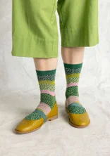 Ballerinas aus Nappaleder - olive