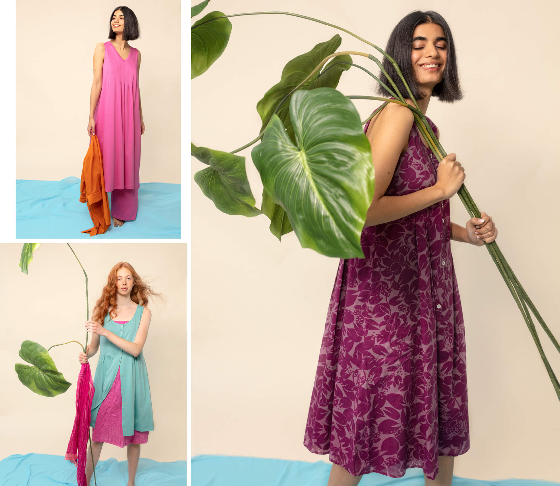 “Lotus” woven organic cotton dress