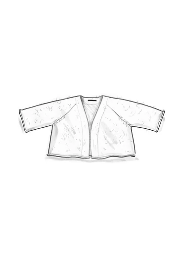 Gilet "Sora" en alpaga mélangé - noir