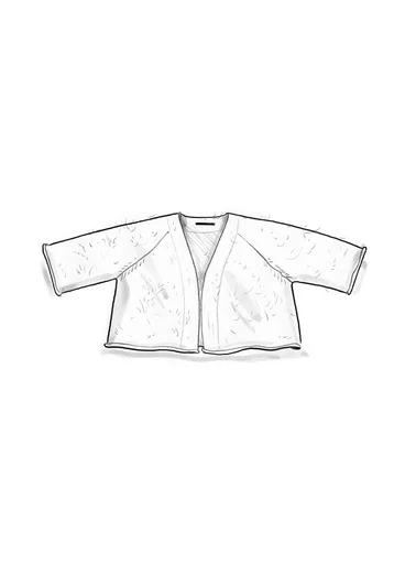 Gilet "Sora" en alpaga mélangé - noir