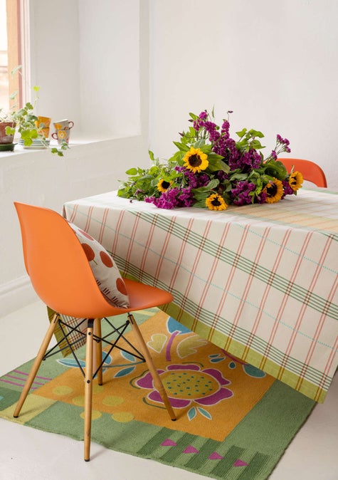 Fields tablecloth natural