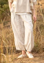 “Cirrus” woven pants in organic cotton - oblekt