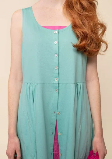 Robe "Lotus" en jersey de coton biologique - ruisseau de prairie