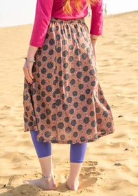 “Gjusta” woven organic cotton skirt - old rose