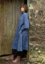 Robe "Hildur" en maille de coton biologique - indigo
